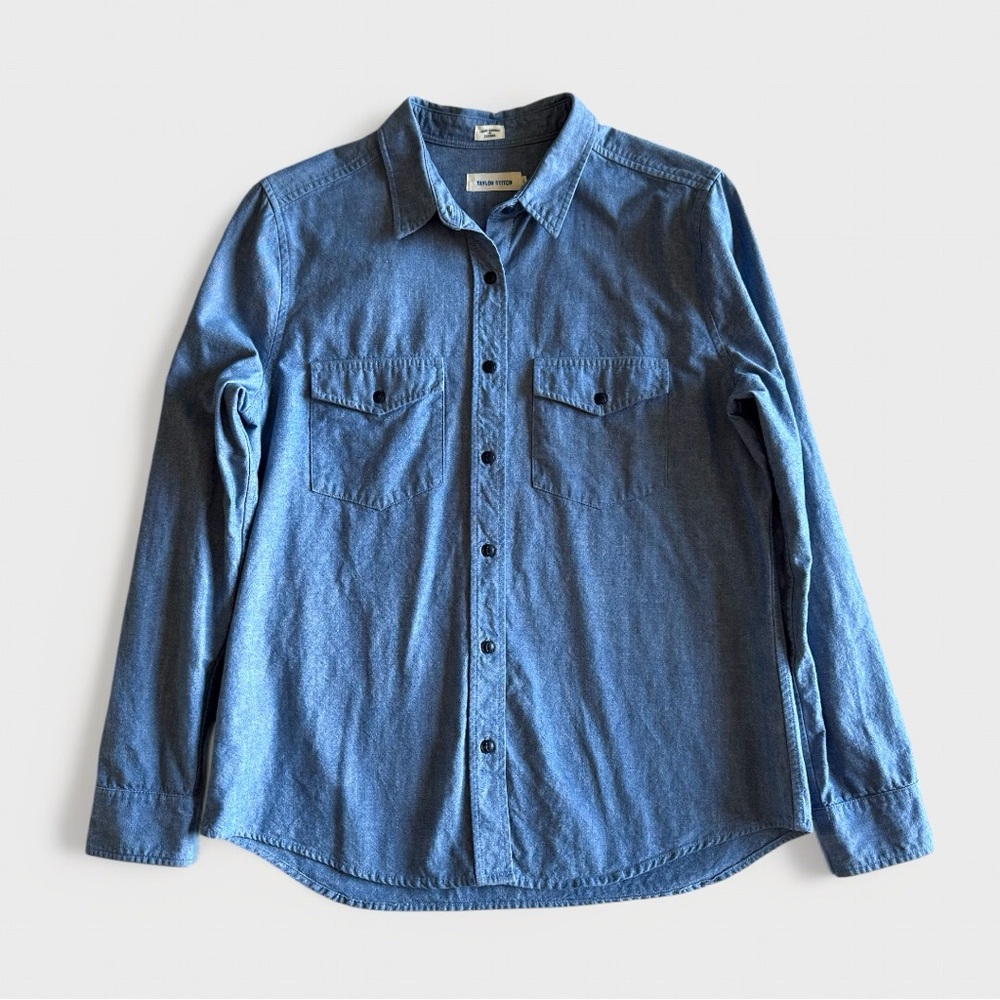 Taylor Stitch Denim Blue Button Down Shirt